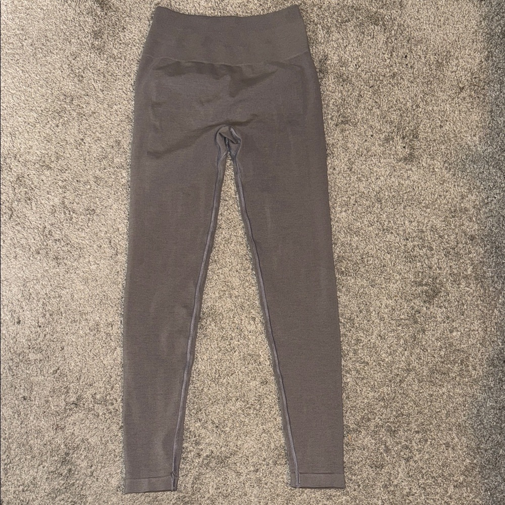 Alphalete High Waist Amplify Leggings- Grey/Charcoal
